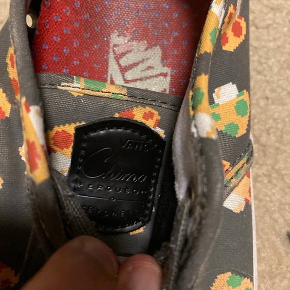 Nintendo Chima Ferguson Vans Super Mario Gray 8Bit Mushrooms Sneaker 8.5 Men - Picture 5 of 7